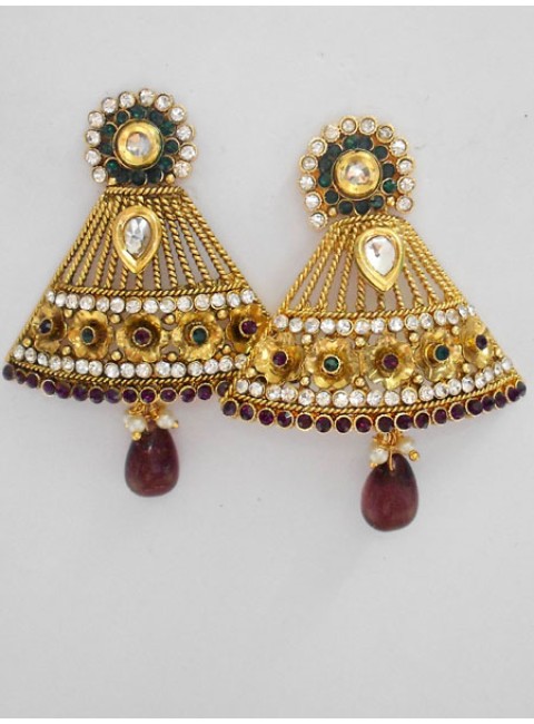 Polki Earrings